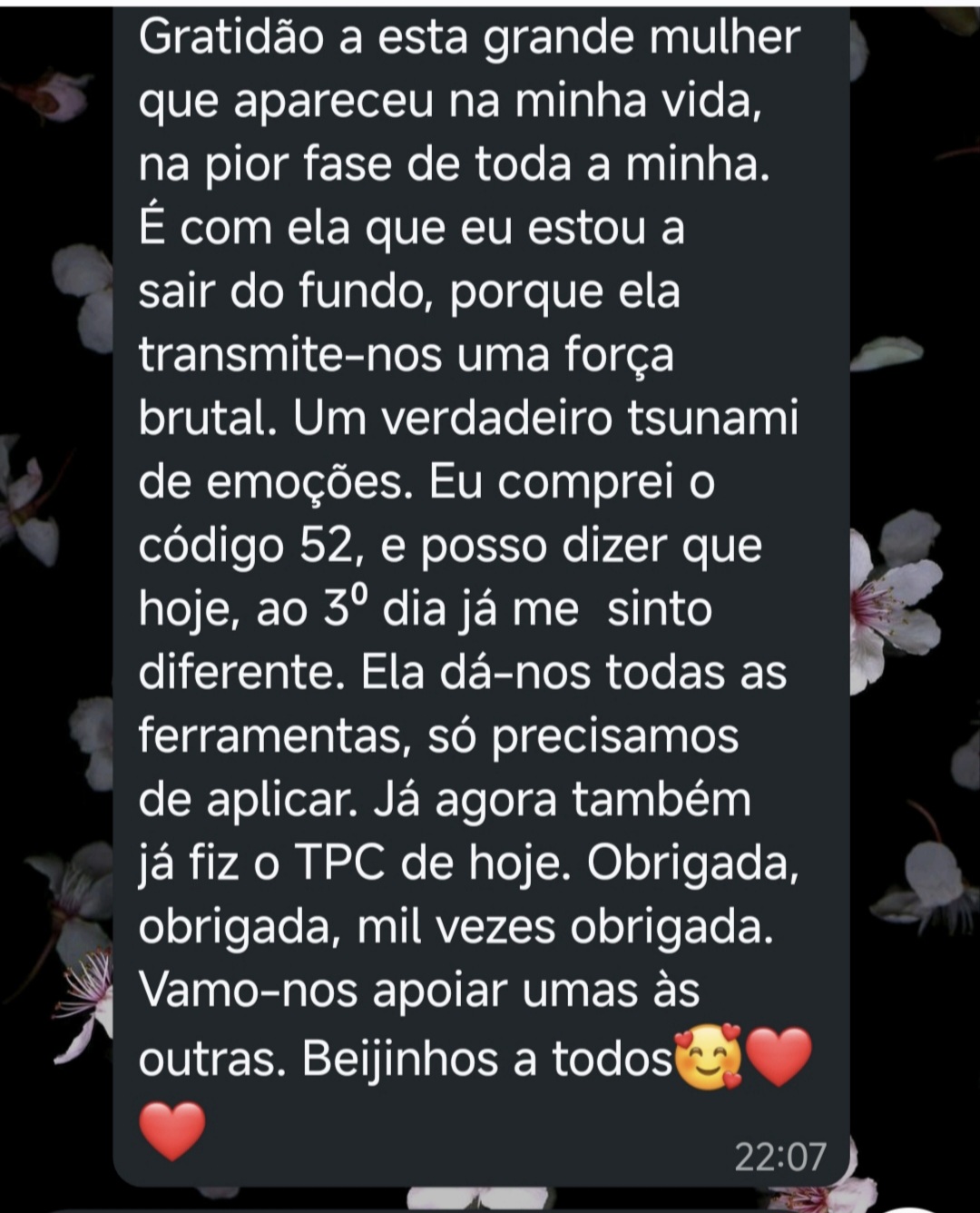 Testemunho Código da Riqueza B